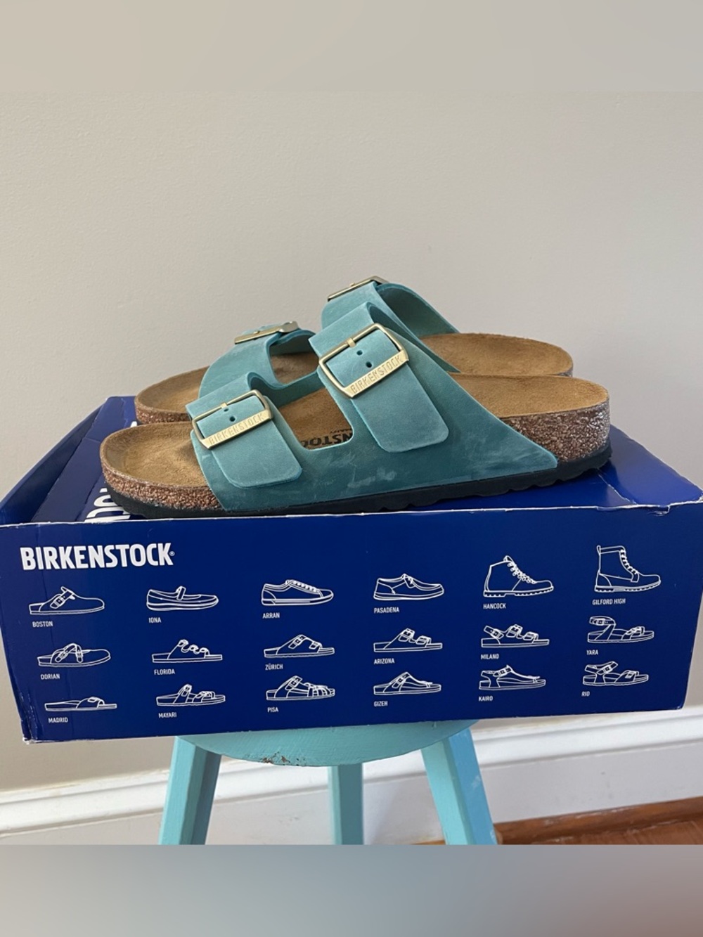 Birkenstock Arizona BS Sandals Biscay Bay Narrow Fit Women’s 39 EU / 8 US - Picture 2 of 8